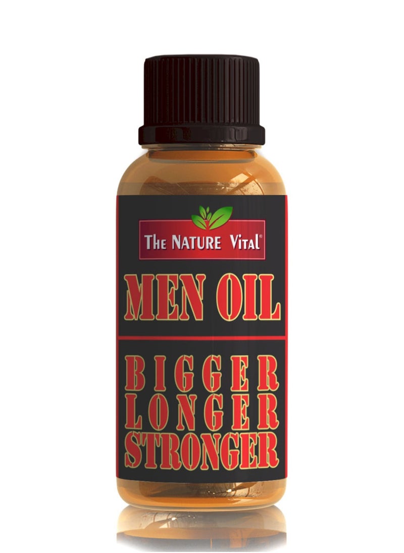 The Nature Vital زيت تدليك الجسم للرجال أكبر وأطول وأقوى 30 مل 