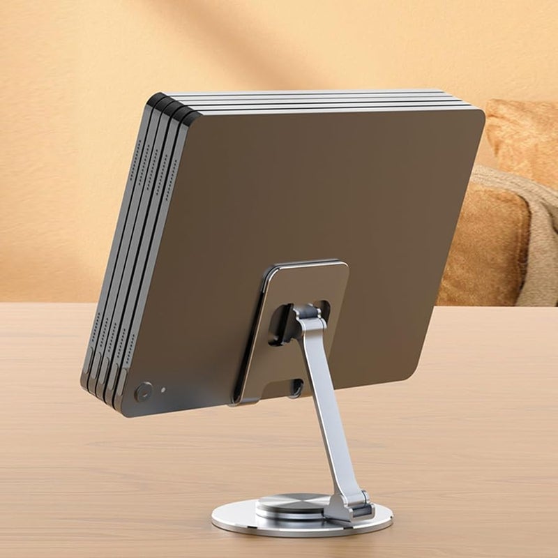 Golden Aluminum Alloy Adjustable Phone Stand Tablet Holder For Watching Videos Gaming - Image 3