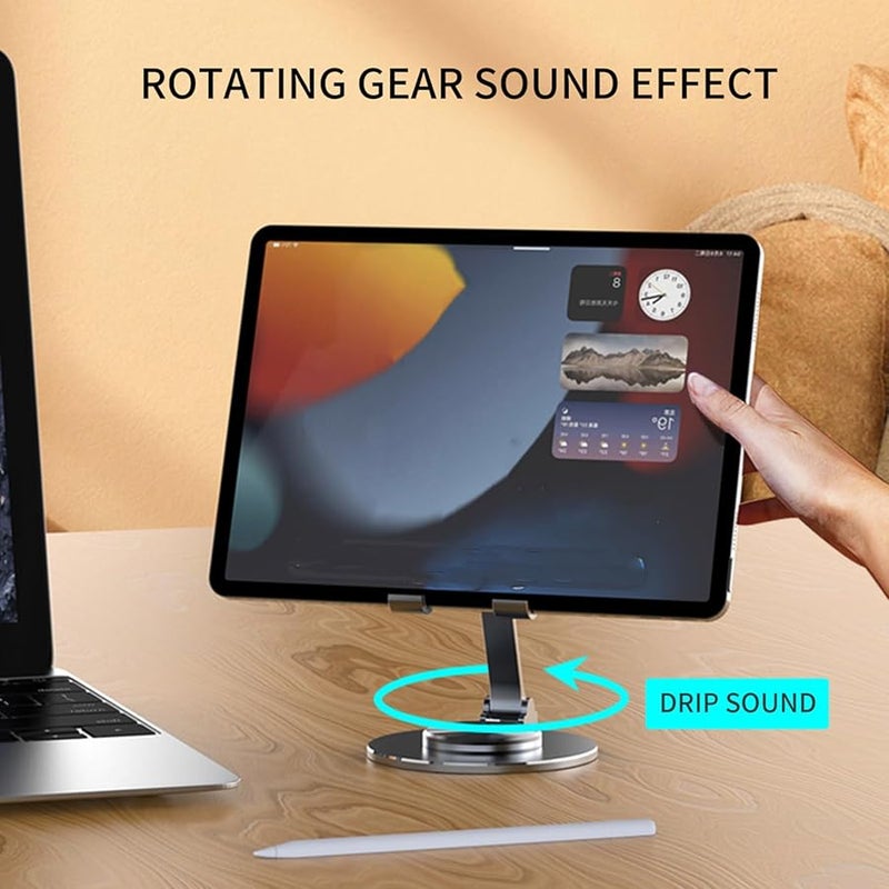 Golden Aluminum Alloy Adjustable Phone Stand Tablet Holder For Watching Videos Gaming - Image 4