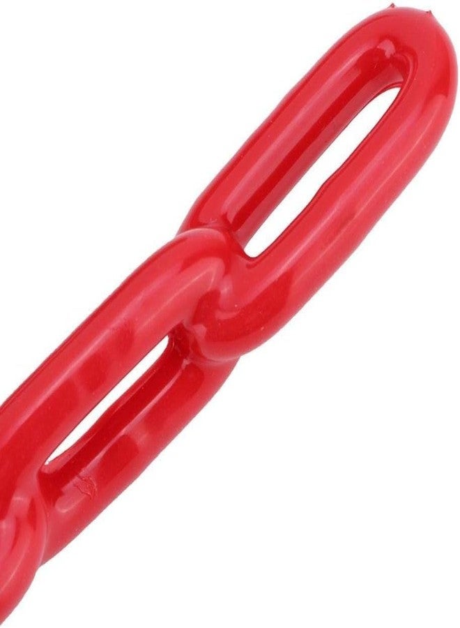 CHARMING TREASURES سلسلة معدنية متينة مطلية بالبلاستيك الحراري من تشارمينج تريجرز لمقاعد الأرجوحة الداخلية والخارجية، (2 متر، أحمر) - Image 2