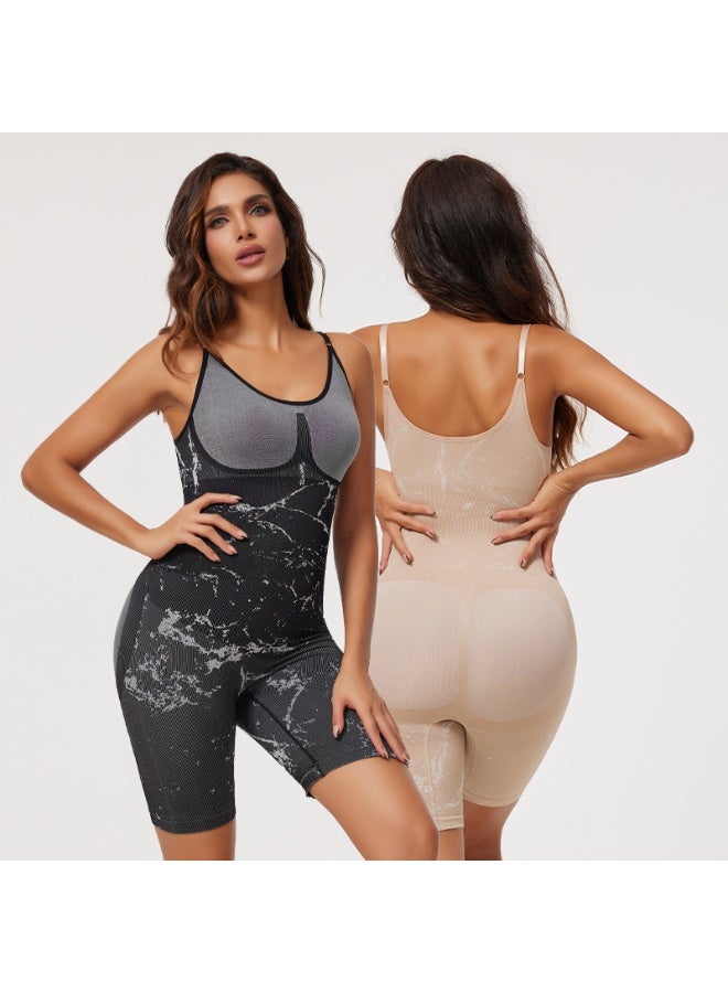 KUYING New Comfortable Skin Friendly Breathable Shaping Waist Cinching Jumpsuit Set Of 2 - Image 1