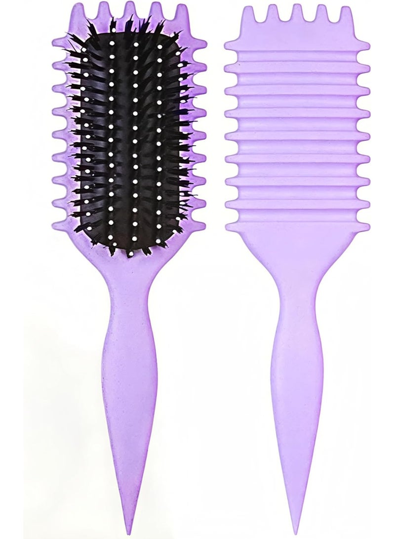 Large satin bonnet for curly hair + Magic detangling brush - Image 3
