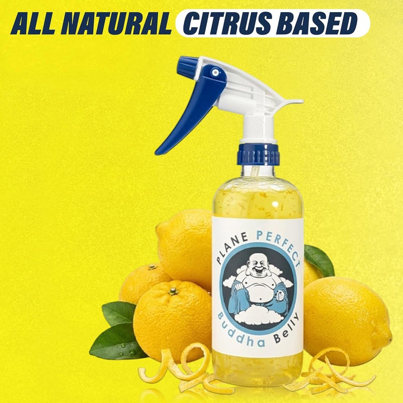 Plane Perfect Buddha Belly Degreaser Cleaner Heavy-Duty Spray, 16 oz, Natural Plant-Based Degreasing Solution Removes Dirt, Oil, Grime, Bugs, Motor Engine Grease, Aviation and Auto Exhaust Stains - Image 3