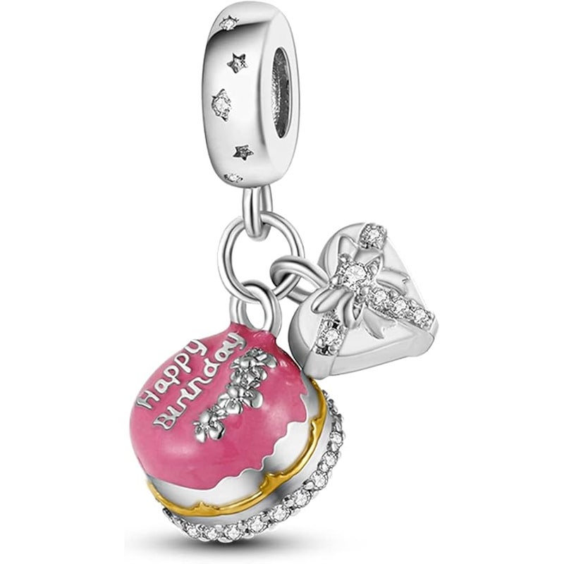 NARMO Charms fr Pandora Armbnder 925 Sterling Silber Herz Charms fr Armbnder Schmetterling Charms Original Charm fr Frauen Silber Armband Charms - Image 1