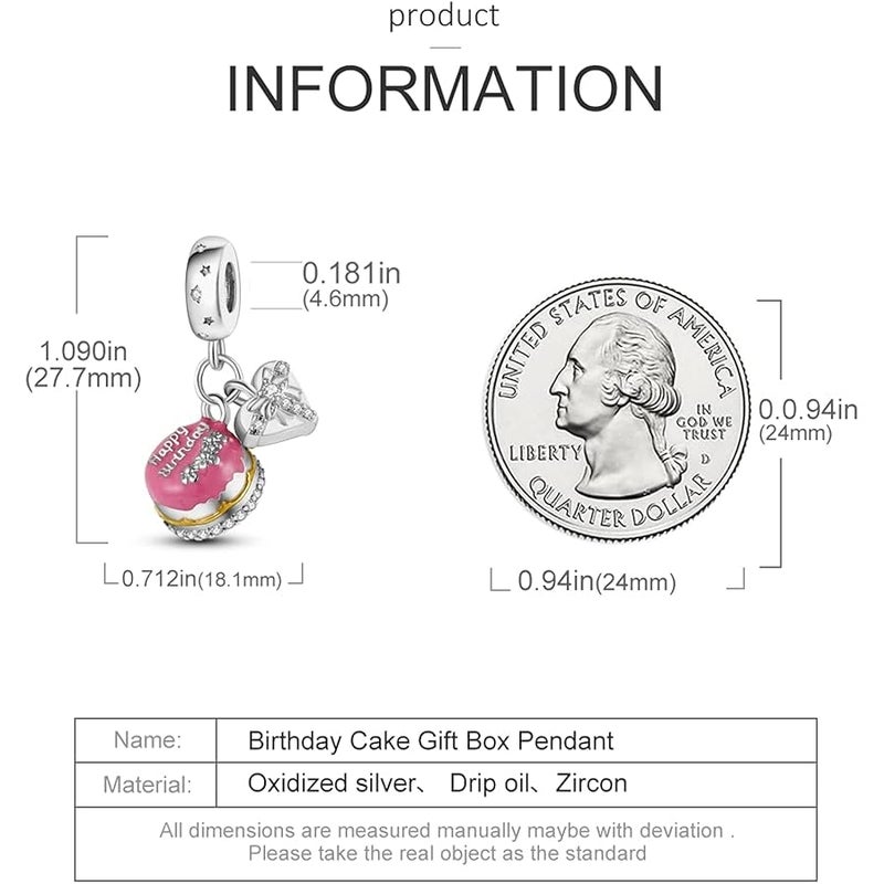 NARMO Charms fr Pandora Armbnder 925 Sterling Silber Herz Charms fr Armbnder Schmetterling Charms Original Charm fr Frauen Silber Armband Charms - Image 4