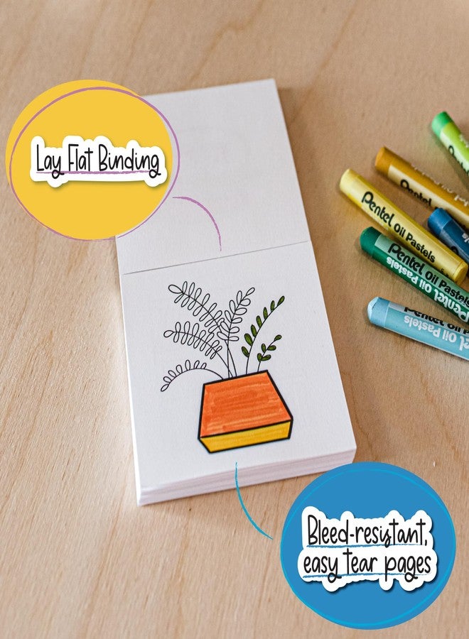 A Brighter Year - Coloring Book Little Moments, Mindfulness and Anti-Stress Coloring to Soothe Anxiety Relief for Teens, Adults and Kids Little Moments 3x3 inches Size (50 Pages) Pack of 1 - Image 3
