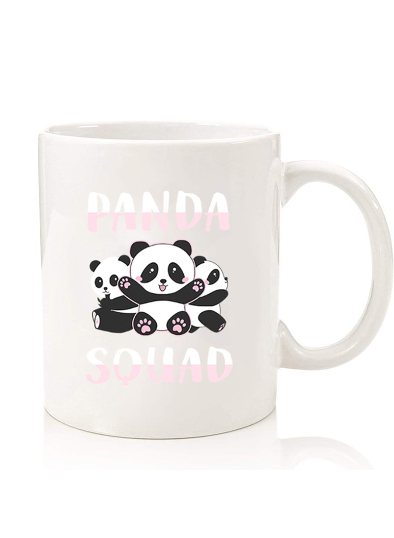 Theodor Premium Quality Two Sided Printed Coffee Mug Tea Cup For Home Office, Kids Men Women Panda squad - Image 1