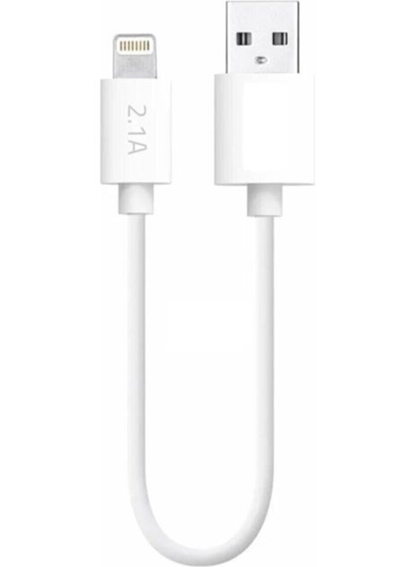 Velliw Lightning To USB 2.1A 25CM Powerbank Charging Cable for iPhone 5 6 7 8 x Compatible Charger 