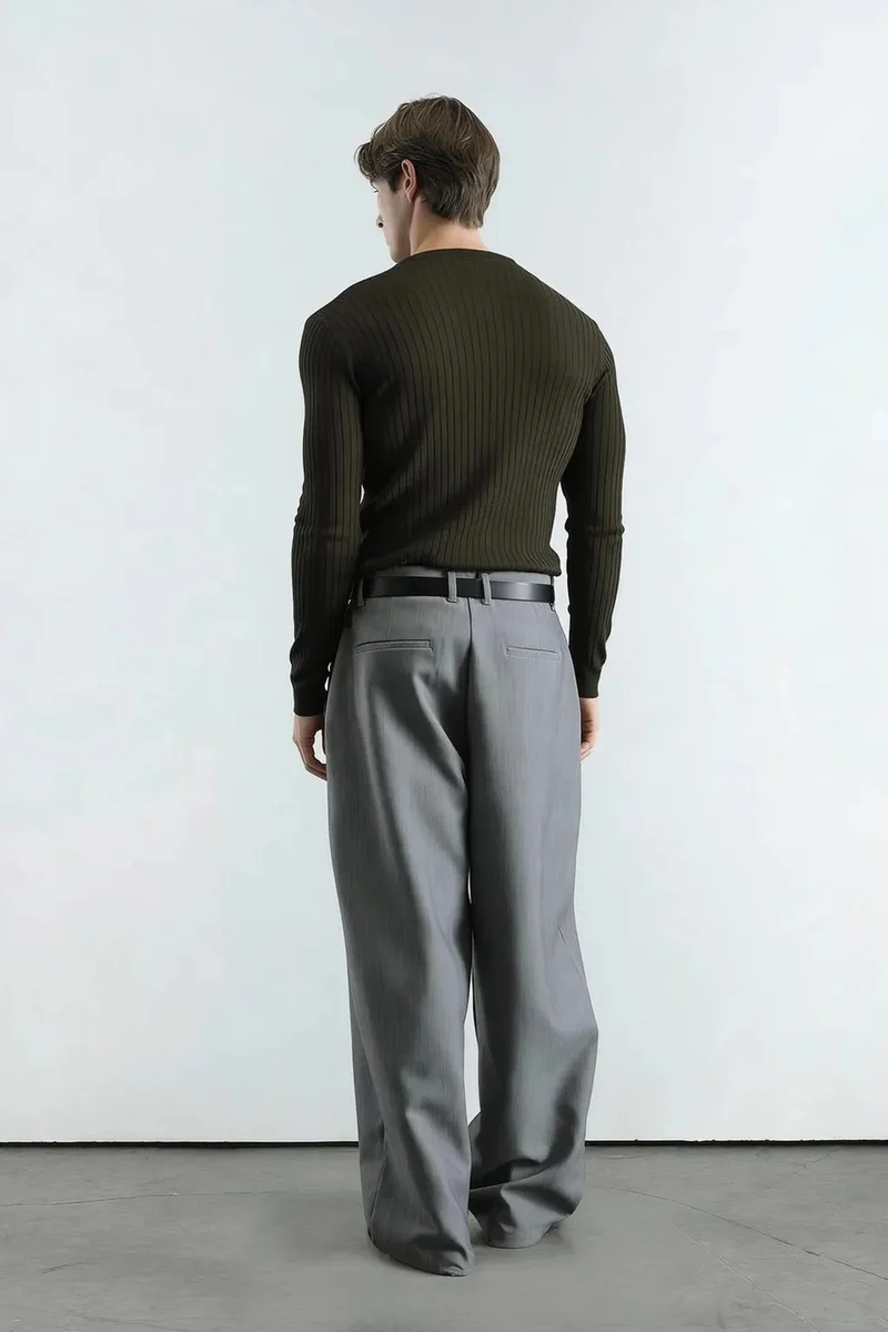 جيستو GIESTO Slim Fit Button Collar Long Sleeve T-Shirt