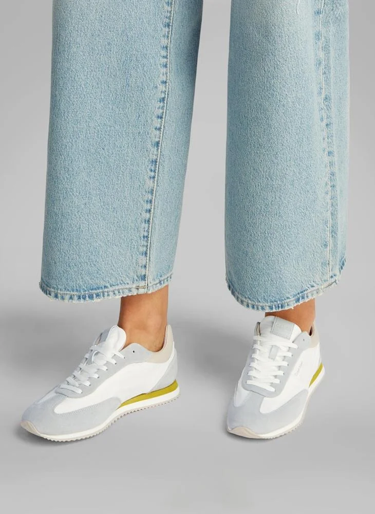 CALVIN KLEIN LACE UP RUNNER TRAINERS