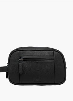 LBL by Shoexpress Men Textured Pouch with Handle and Zip Closure  - Image 1