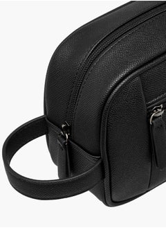 LBL by Shoexpress Men Textured Pouch with Handle and Zip Closure  - Image 3