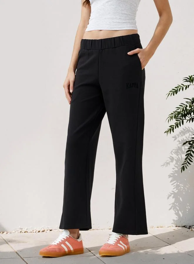 Kappa Kappa Printed Wide Leg Track Pants