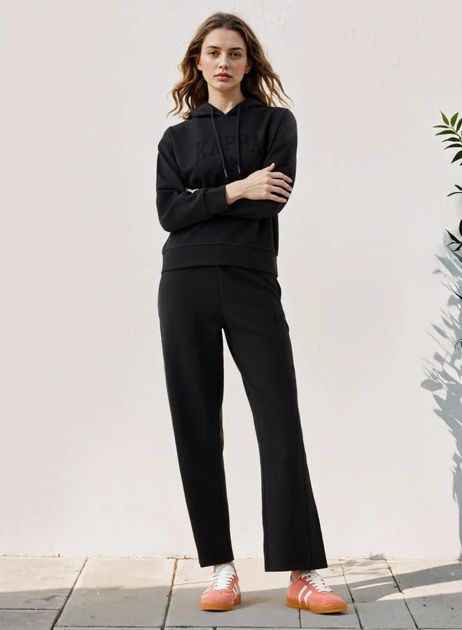 Kappa Kappa Printed Wide Leg Track Pants