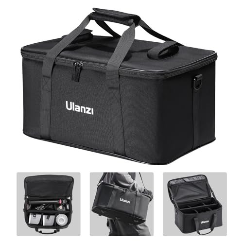 ULANZI Carrying Bag with Movable Foam Padded for Studio Light Light Stands Mini Softboxes Durable Oxford Cloth Transit Bag Travel Case with Shoulder Strap Handle 1713 x 1083 x 827OM01 - Image 1