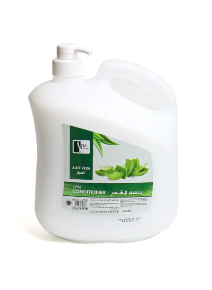 Spa System Aloe Vera Hair Conditioner, 4.2 L