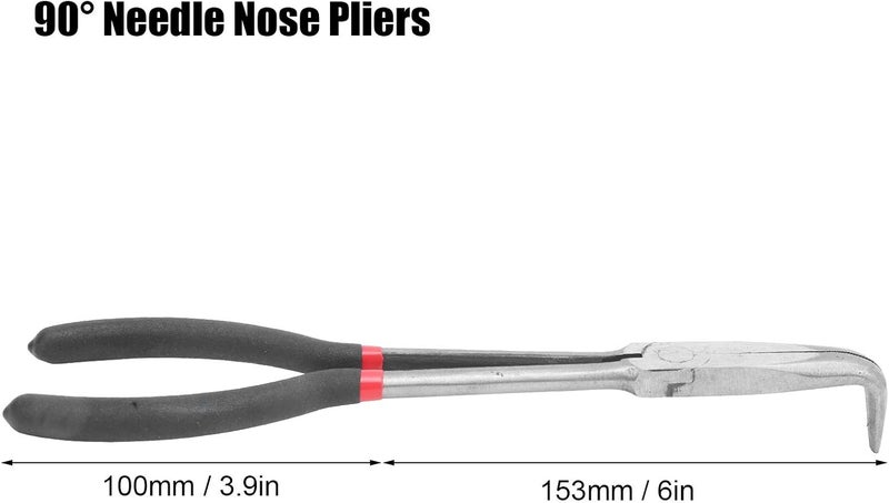 Needle Nose Pliers Durable High Temperature Quenching Hand Tool for Work Tool Steel for Craftsmen and DIYers - Image 3