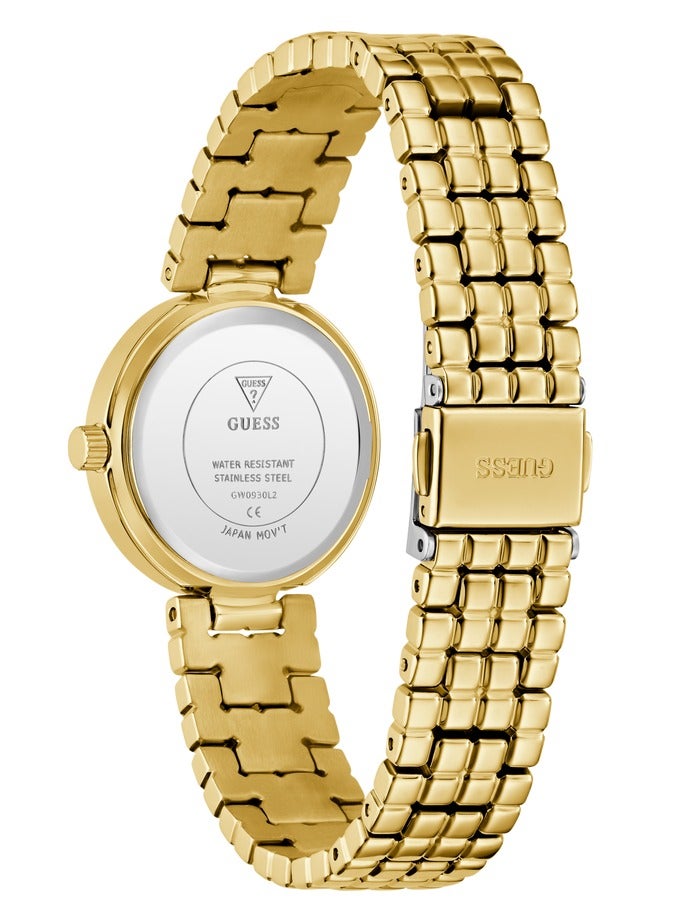 GUESS Ladies Gold Tone Analog Watch - Image 2