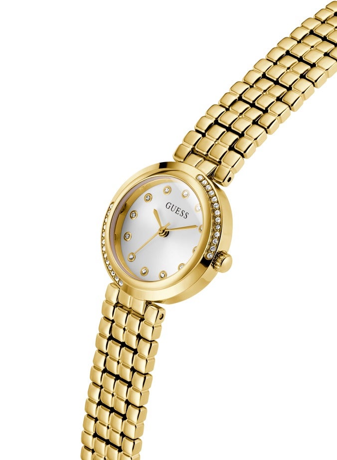 GUESS Ladies Gold Tone Analog Watch - Image 4