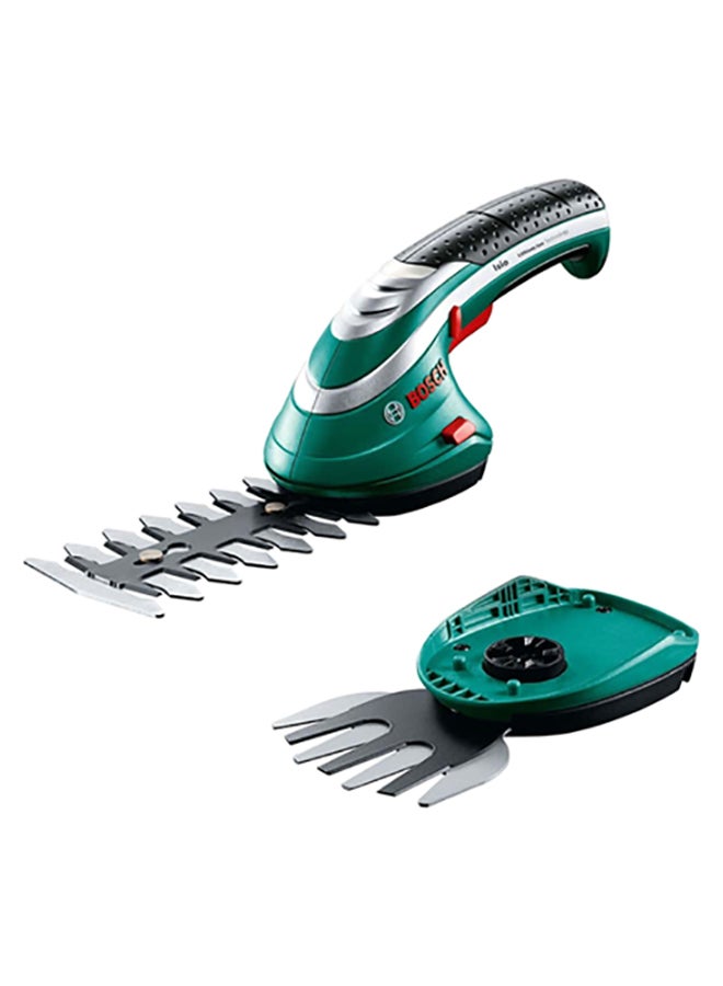 BOSCH 2-Piece Isio Cordless Shrub And Grass Shear Set Green/Grey/Black - Image 1