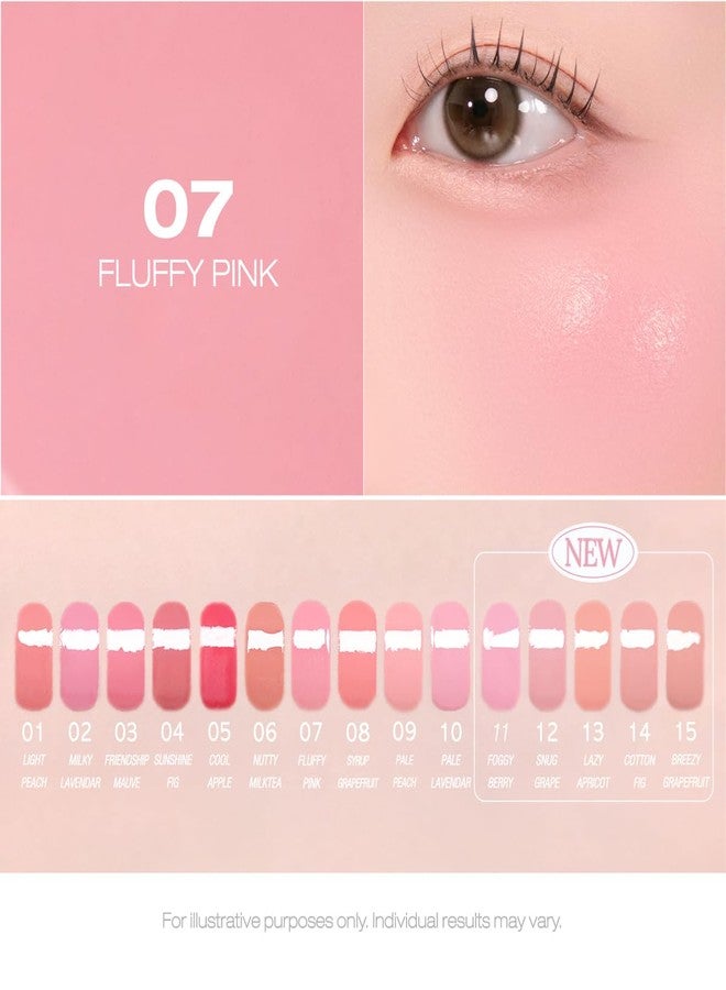 PERIPERA SYRUPY TOK CHEEK 5 Colors, Liquid Blush, Dewy Finish and Hydrates All day, Soft Velvet Texture Face Cheek Tint (07 AIRY PINK, One Size) - Image 5