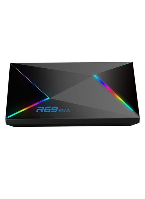 4G+32G AU Plug R69PLUS Allwinner H728 Octa-Core ARM Cortex A55 Android 14 Network Box Player