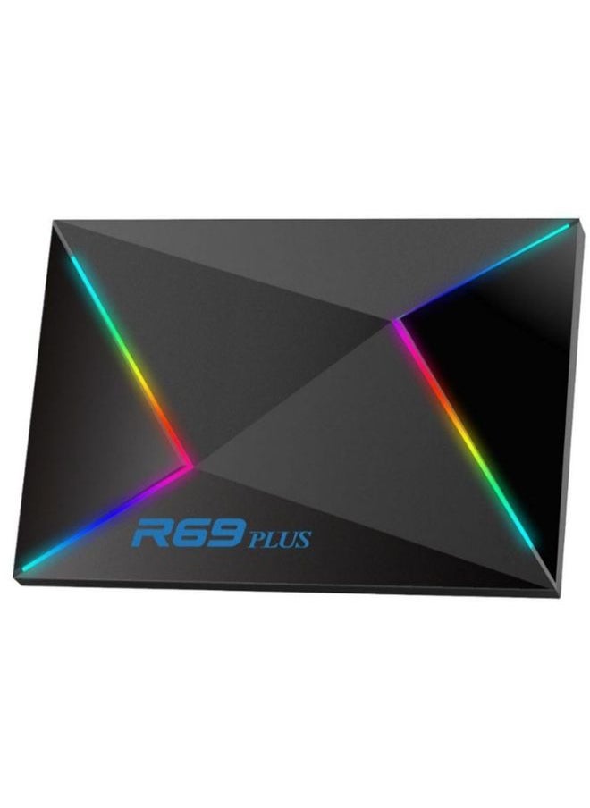 Generic - 4G+32G AU Plug R69PLUS Allwinner H728 Octa-Core ARM Cortex A55 Android 14 Network Box Player - Image 1