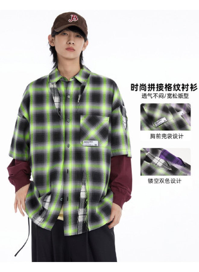 EPTISON قميص صيفي قصير الأكمام مزخرف - قمة عصرية فضفاضة غير رسمية للرجال والنساء - Image 1