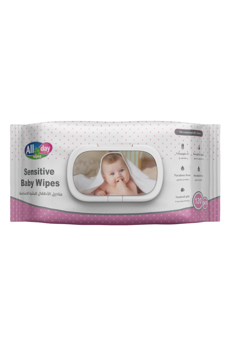 All day wipes All Day Baby Wipes 120 sheets - Image 1