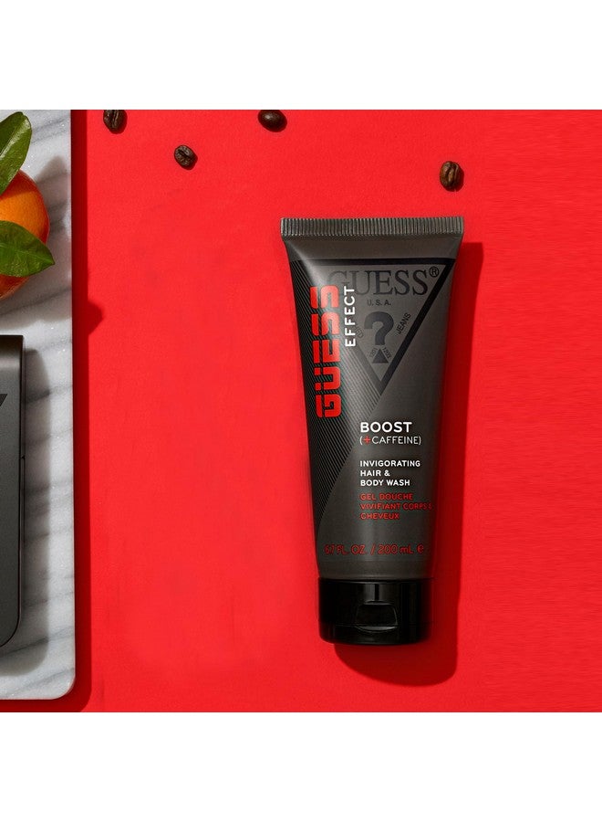 Guess Grooming Effect Clean Face Wash 200ml & Effect Hair & Body Wash 200ml (Pack of 2) - Image 5