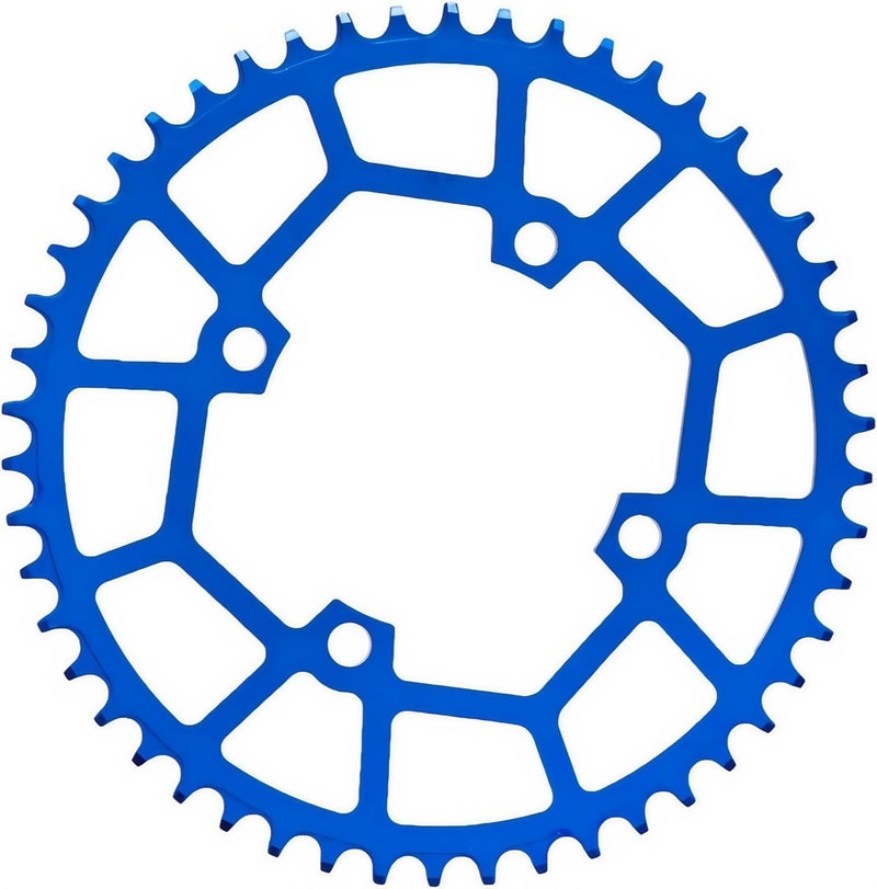 YBEKI Pro-Grade 104BCD Chainring (30-52T) CNC 7075-T6 Aluminum Narrow-Wide MTB/Road Round Oval Bike Chainwheel | Shimano/SRAM 8-11 Speed Compatible | 573MPa Strength(Black/Red/Blue) - Image 2