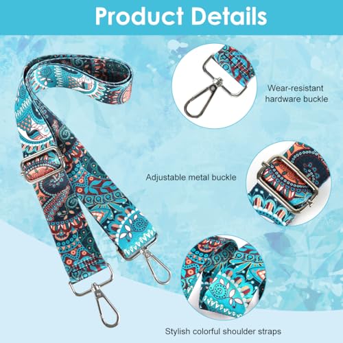 PALAY® Crossbody Strap for Purses Replacement Adjustable Guitar Multicolor Style Handbag Straps - Image 3