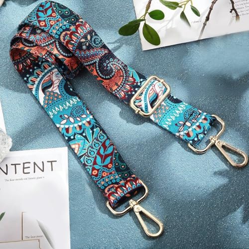 PALAY® Crossbody Strap for Purses Replacement Adjustable Guitar Multicolor Style Handbag Straps - Image 5