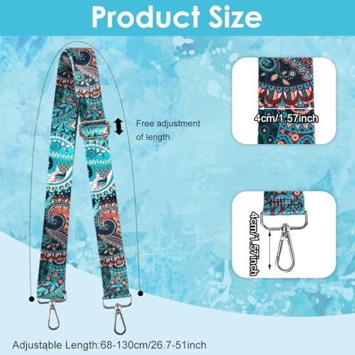 PALAY® Crossbody Strap for Purses Replacement Adjustable Guitar Multicolor Style Handbag Straps - Image 2