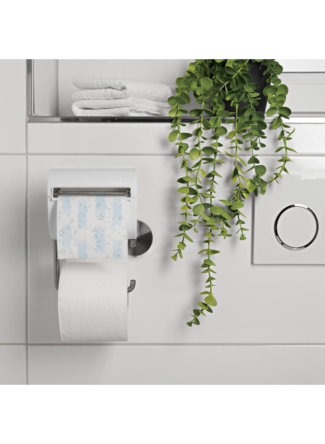 Sporty toilet paper holder, practical 2-in-1 toilet paper dispenser for bathroom, ergonomic and clean design for everyday use - Image 4