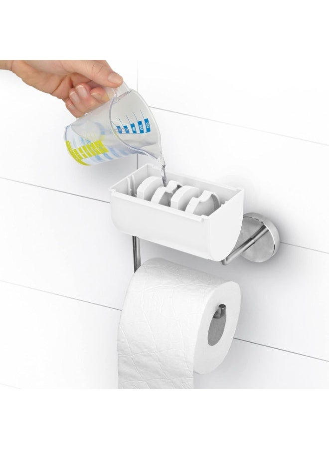 Sporty toilet paper holder, practical 2-in-1 toilet paper dispenser for bathroom, ergonomic and clean design for everyday use - Image 3