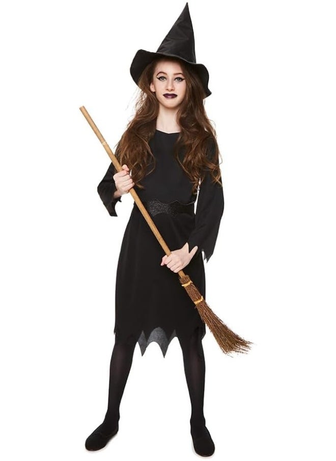 Witch Sorceress Kids  Costume Dress With Hat-84569-M-5-6Y-Black - pzsku/Z98B956EA2DE91240B7BAZ/45/_/1732287978/492d4454-e0ea-475d-893f-4661bec4b2fb