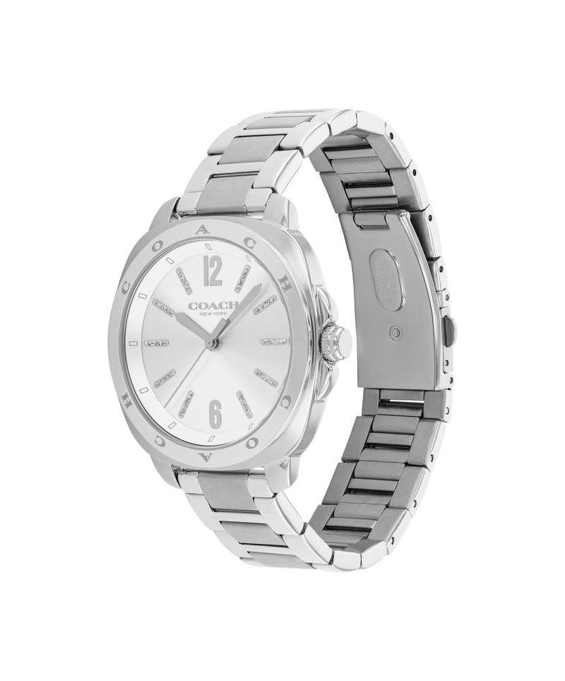 COACH ساعة تونو أنالوج للنساء بحالة من الفولاذ المقاوم للصدأ - Image 1