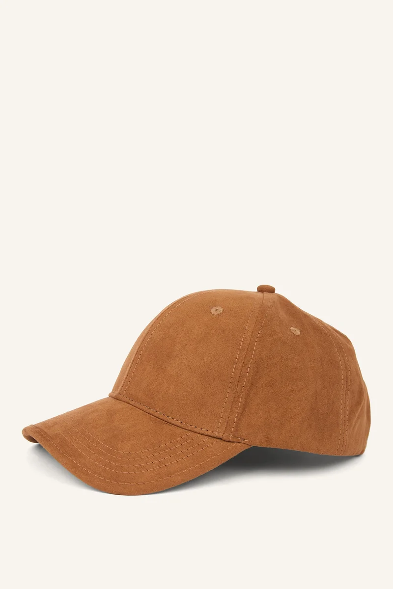 ديفاكتو Man Basic Suede Baseball Cap