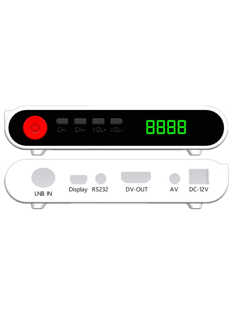 StarSat - SR-500HD Full HD Advanced DVB-S/DVB-S2 Satellite Receiver With Wideband LNB And Multi-Language Support WiFi Not Included - Image 1