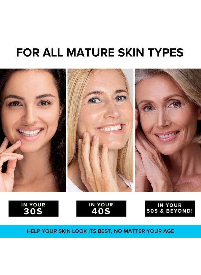SimplyVital SimplyVital Collagen, Retinol & Hyaluronic Acid Cream - Anti-Aging Face Moisturizer for Face, Neck & Décolleté - Made in USA, Daily Moisturizer Face Cream - 1.7 fl.oz.  - Image 2