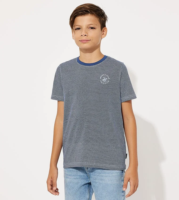 Typography Printed Casual T-shirt