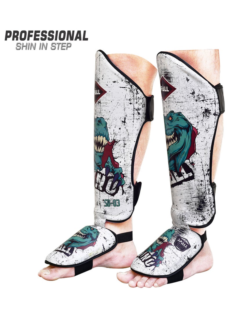 Spall Shin and Instep Guard for Taekwondo, Martial Arts, MMA Foot Protective Gear Protector for Sparring  - Image 2