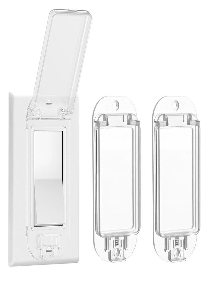 RupeeRise 2 Pcs Switch Board Cover, Light Switch Guard Cover Plates, Proof Protection for Home and Office Use - Image 1