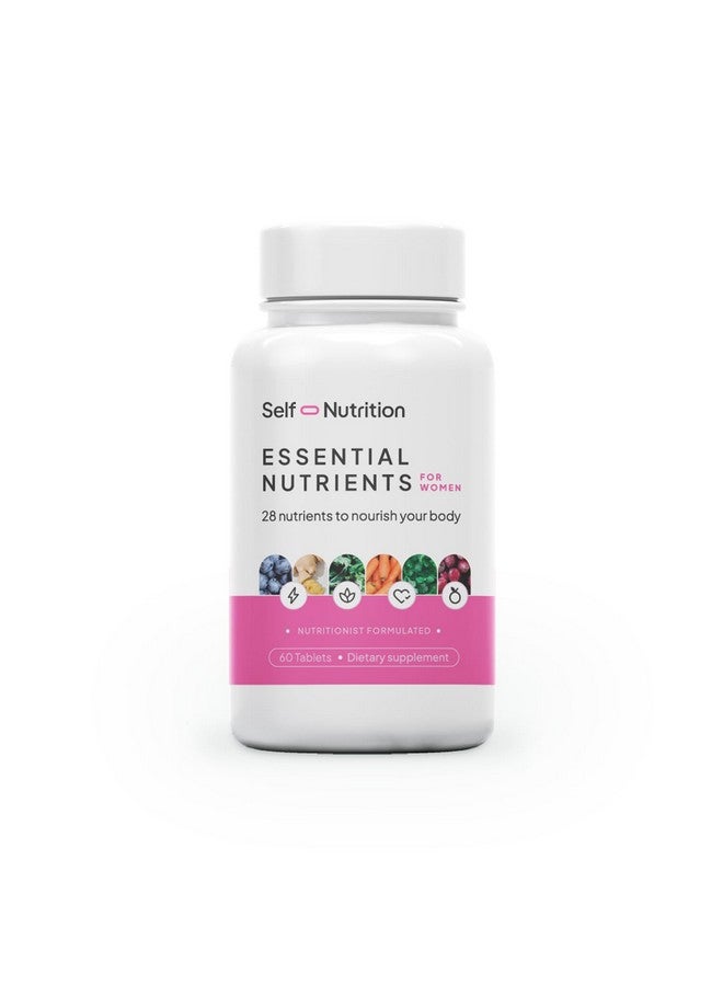 SELF NUTRITION Vegan Multivitamins for Women -Expert Designed 28 Nutrients - Boost Energy, Sleep, Skin & Reduce Cravings - Womens Multivitamin, Keto, Vegan,Gluten Free, Keto- USA, 2-Month Supply - Image 1