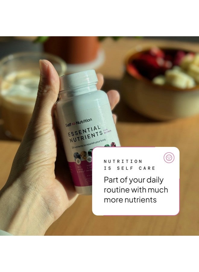 SELF NUTRITION Vegan Multivitamins for Women -Expert Designed 28 Nutrients - Boost Energy, Sleep, Skin & Reduce Cravings - Womens Multivitamin, Keto, Vegan,Gluten Free, Keto- USA, 2-Month Supply - Image 4