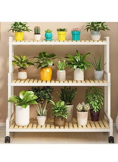 3 layer Wooden Shelf Rack Plant Pots Stand - pzsku/Z98B9CAB7678F93C4B327Z/45/_/1709626219/2720da48-ae3e-4644-b31c-f213ef2f4946