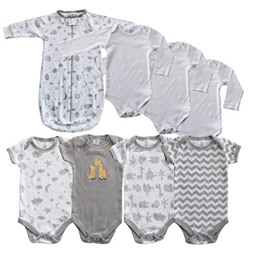 Spasilk Baby Essential 23 Piece Layette Set for Newborns and Infants, 0-6 Months, Grey Celestial - Image 2
