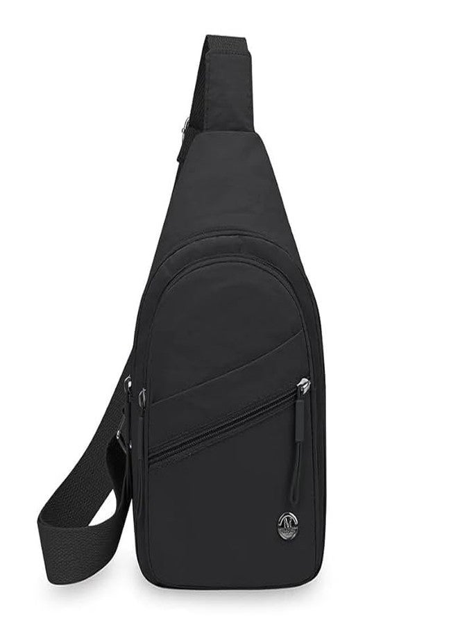 LSARIMO Travel Crossbody Crescent Bags for Women | Lightweight Sling Shoulder Purse with Multiple Zipper Pockets | Ladies Handbag with Adjustable Strap for Girls (Black) - Image 2