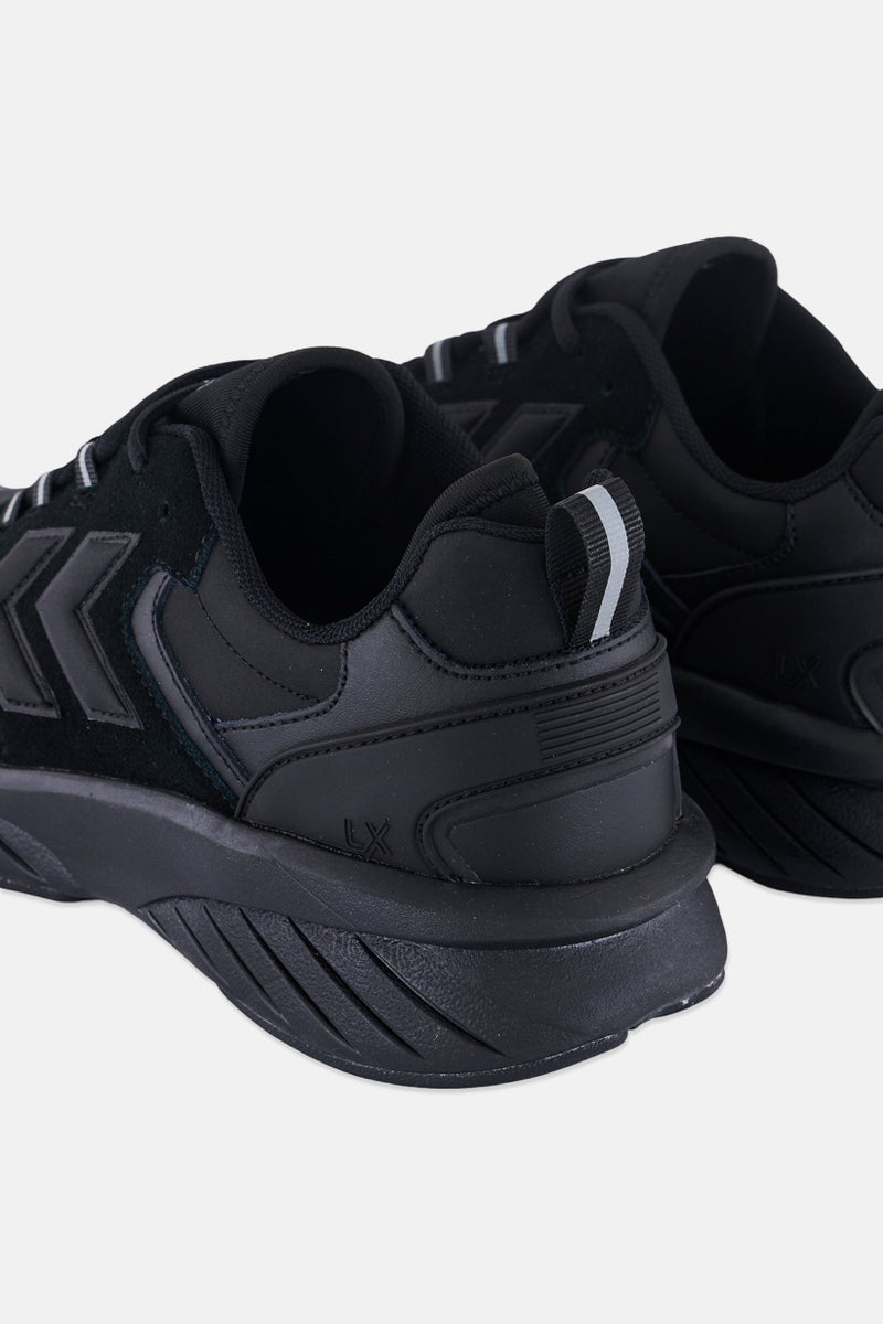 Hummel Men Marathona Reach Lx Tonal Lace Up Running Shoes, Black - Image 2